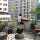 Rooftop terrace at Hop Inn Hong Kong